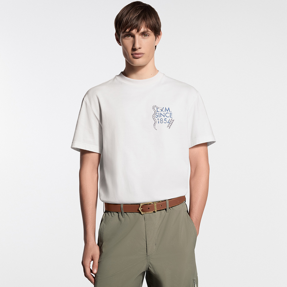 Louis Vuitton Clothing LOUIS VUITTON Printed_T-Shirt #379239 | Nigo Office