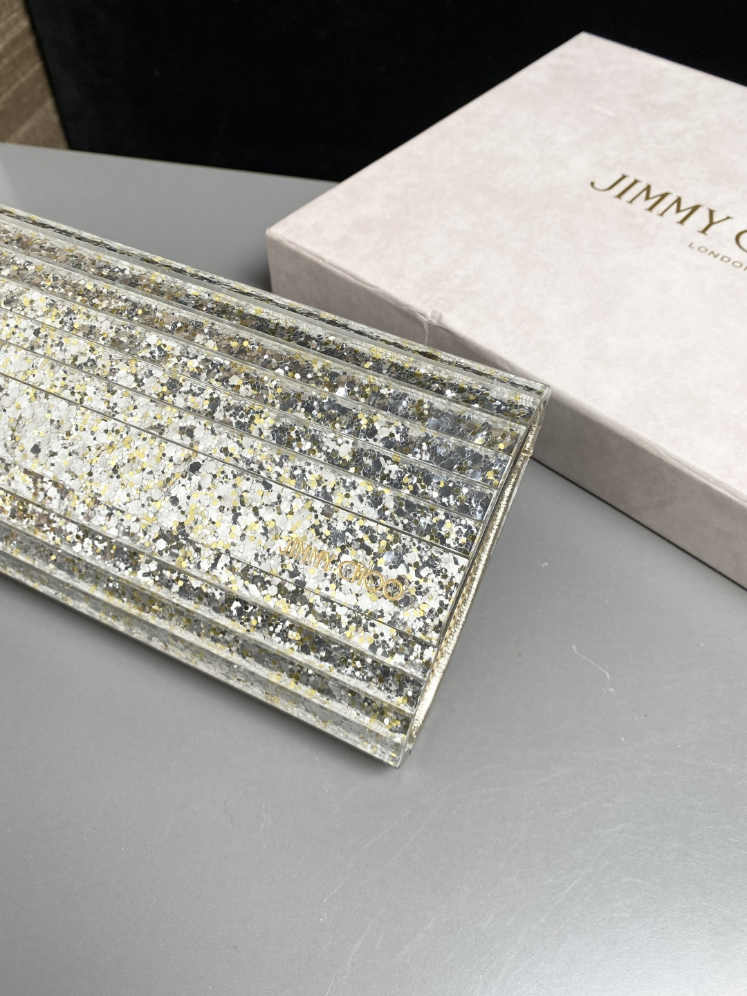 [TOP] JIMMY CHOO Sweetie Bag 24*10*5CM - Sliver - 711 Luxury