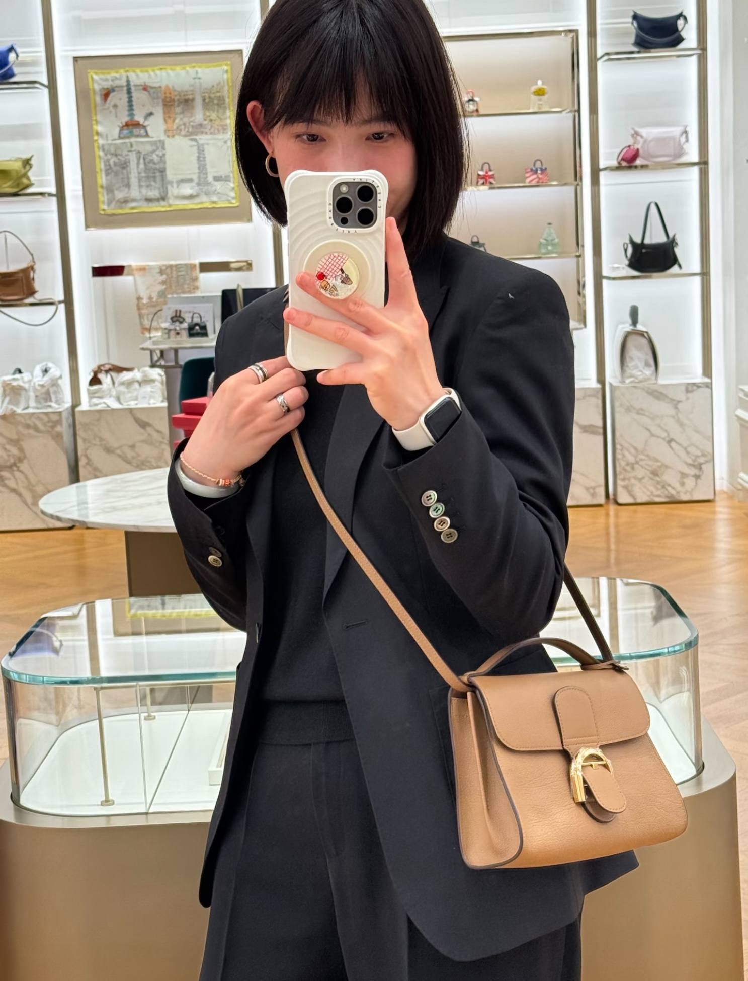 [TOP] Delvaux Tempo Bag with Cow Neck Wrinkles 23×17×6cm - 5 Colors