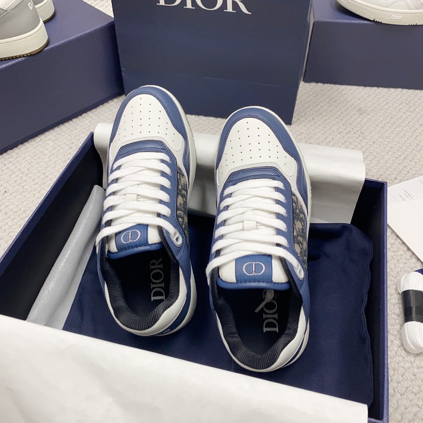 [TOP] Christian Dior Men's Sneakers - Blue