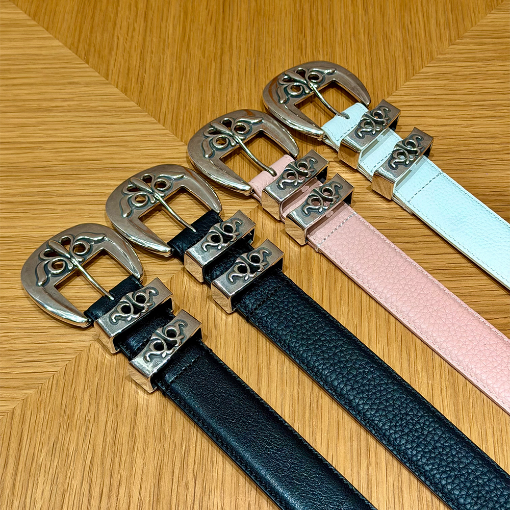 Chrome Hearts Ring Chrome Hearts Iris Double Ring Four-piece Set Pin Buckle Belt #395340 | Nigo Office