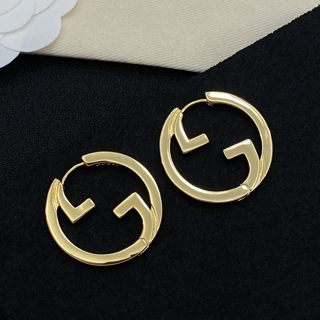 [TOP] GUCCI Earrings - 2 Color - 711 Luxury