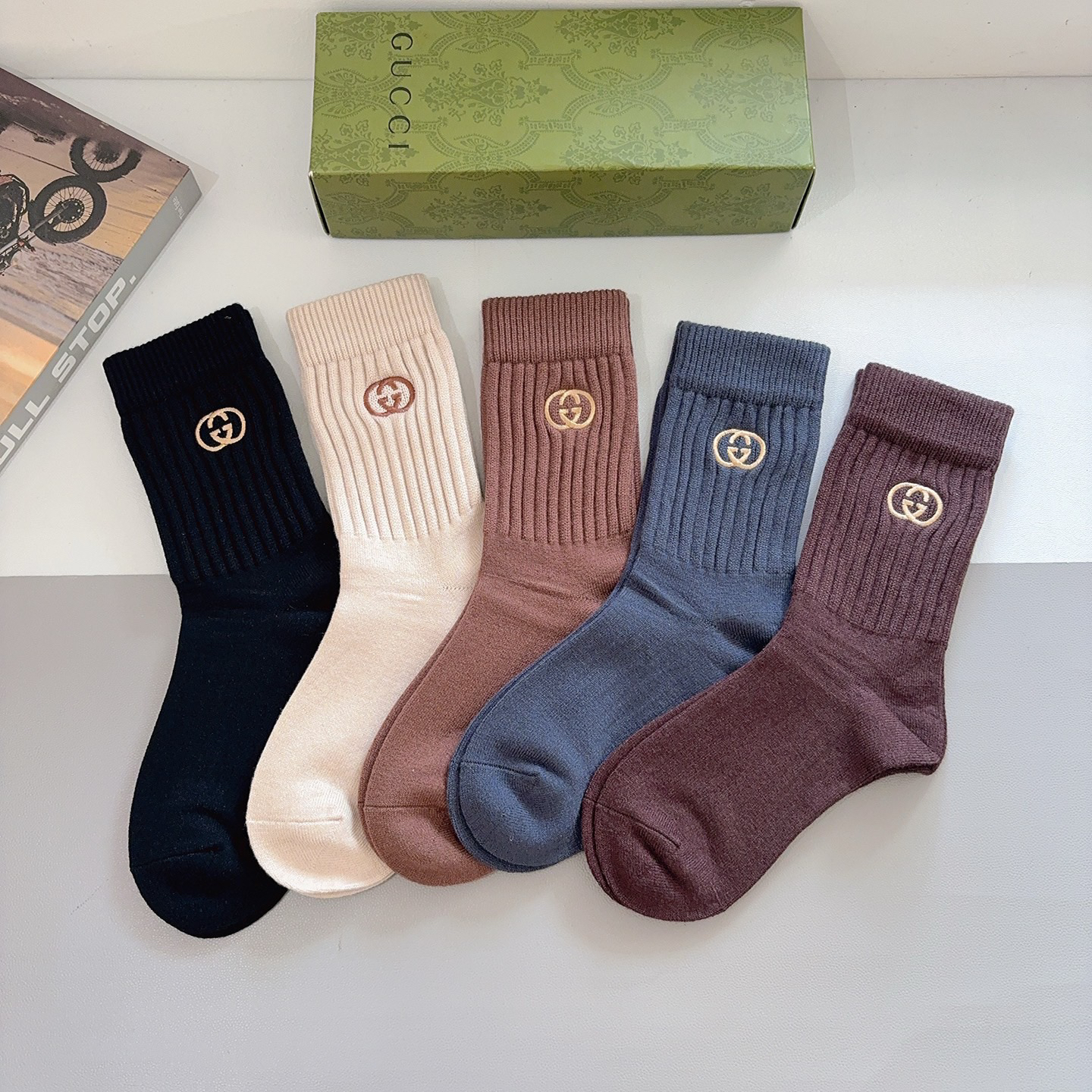 [TOP] GUCCI Socks - 5 Pieces as a Set - 711 Luxury