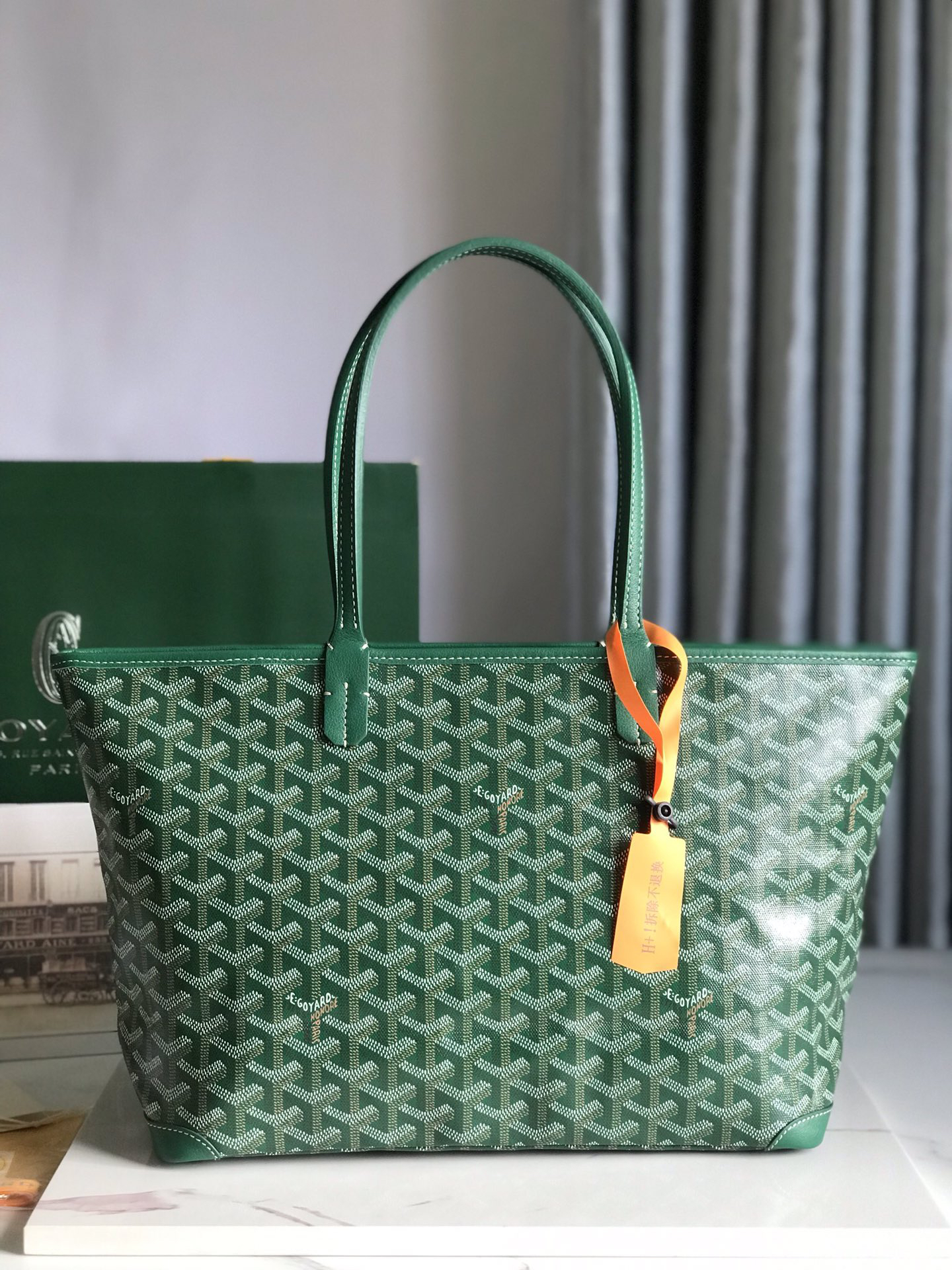 [TOP] Goyard Artois Bag 41-30x23.5x13cm - Green - 711 Luxury