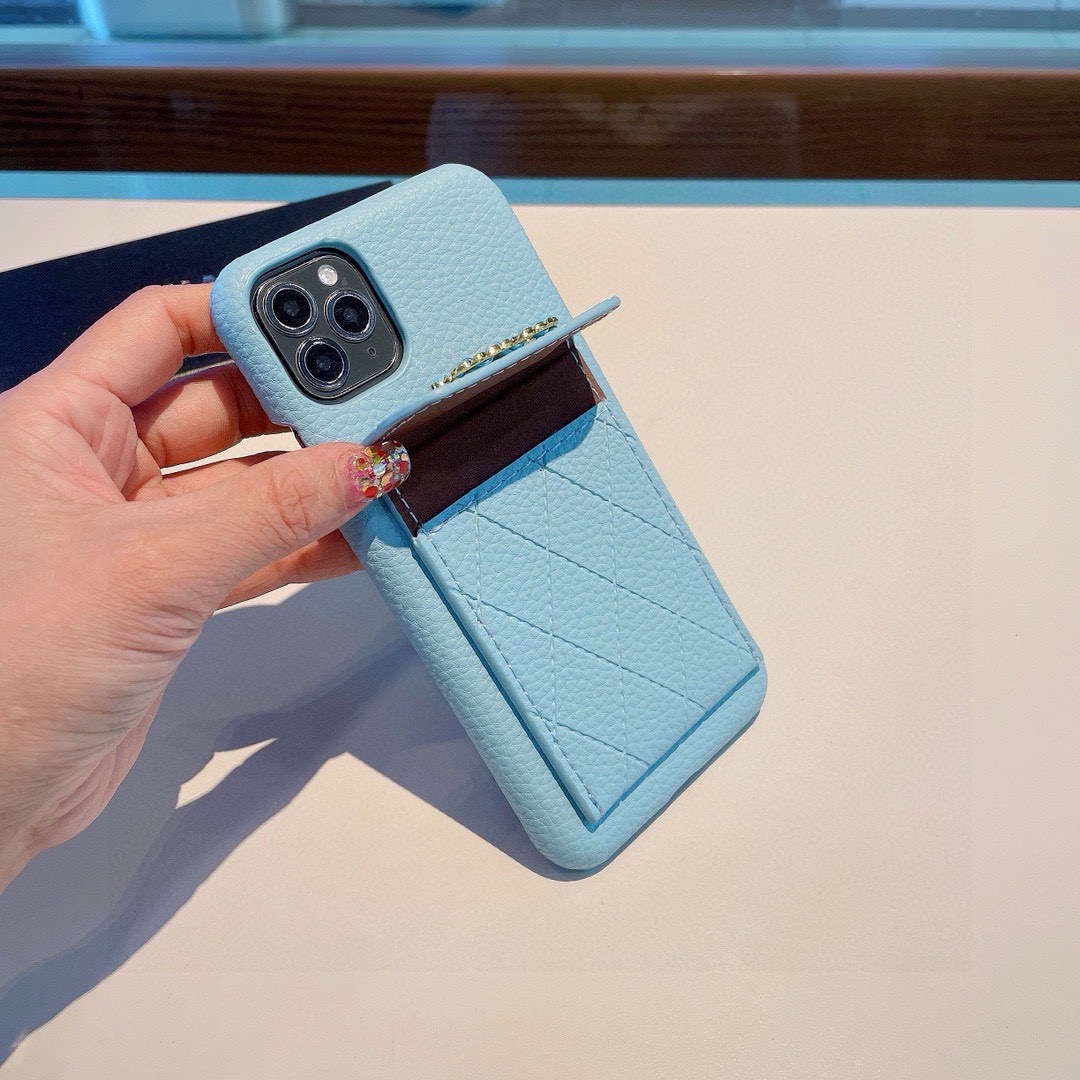 [TOP] CHANEL Phone Case - Blue - 711 Luxury