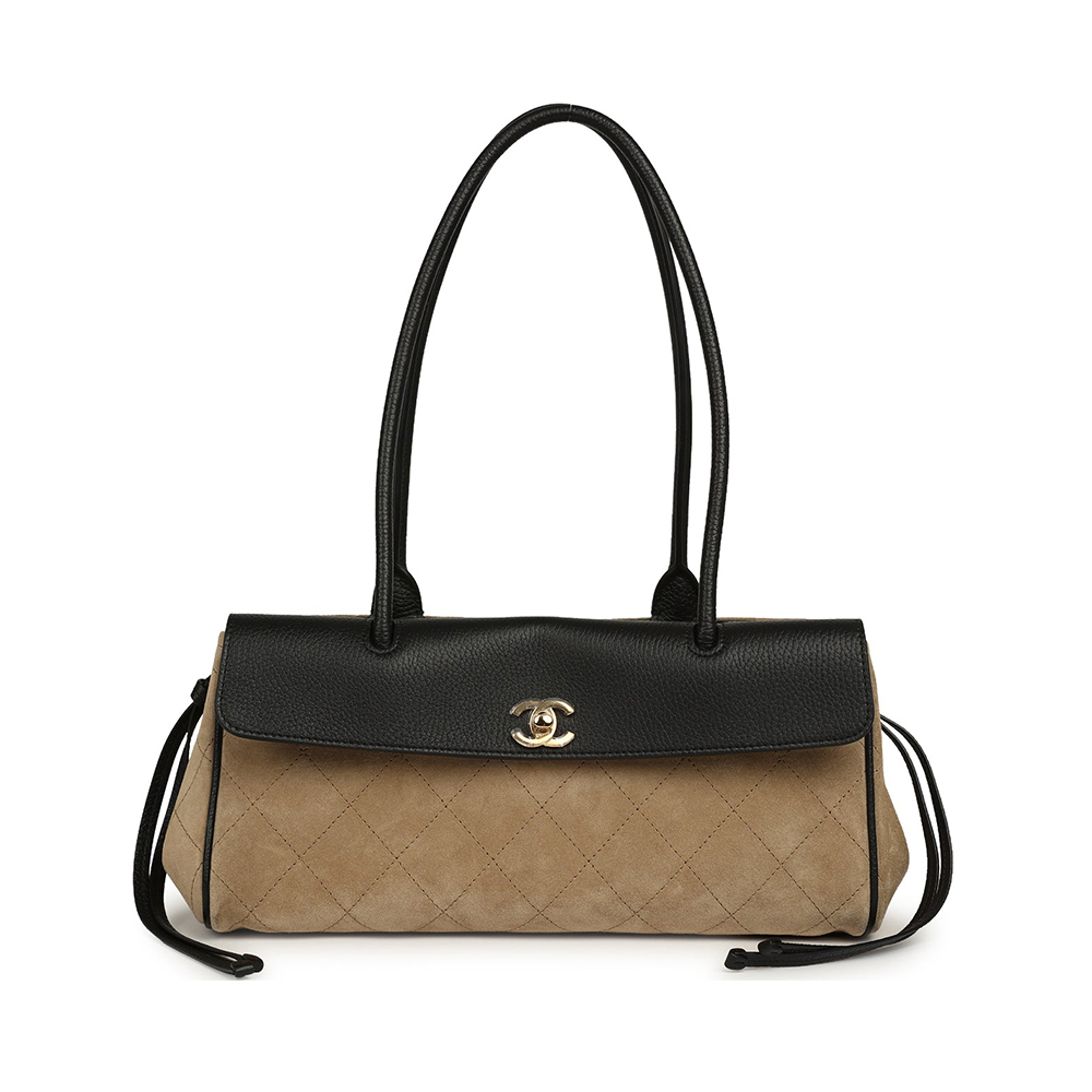 Chanel Small Urban Essential East West Shopping Tote Black Grained #389282