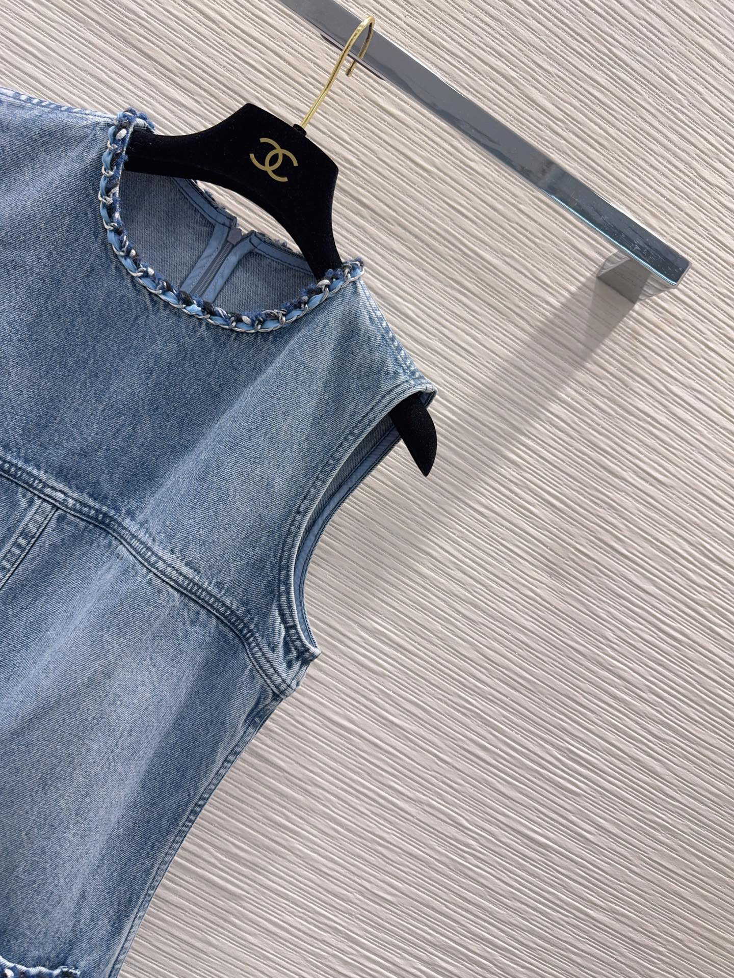 [TOP] CHANEL Denim Dress - Blue