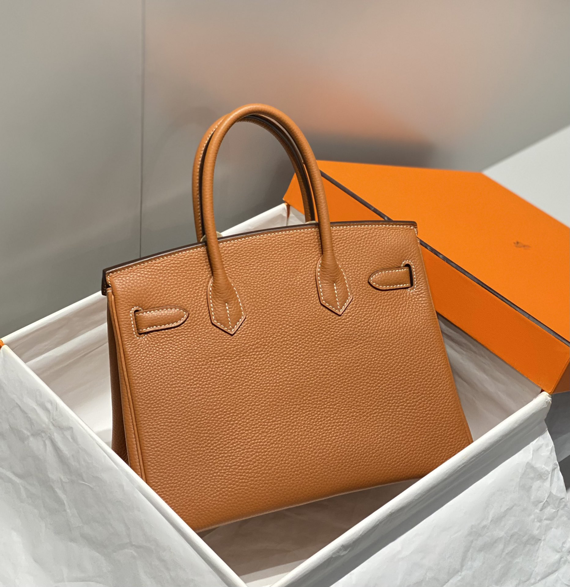 [TOP] HERMES Birkin Togo Leather 30cm - Gold & SHW - 711 Luxury