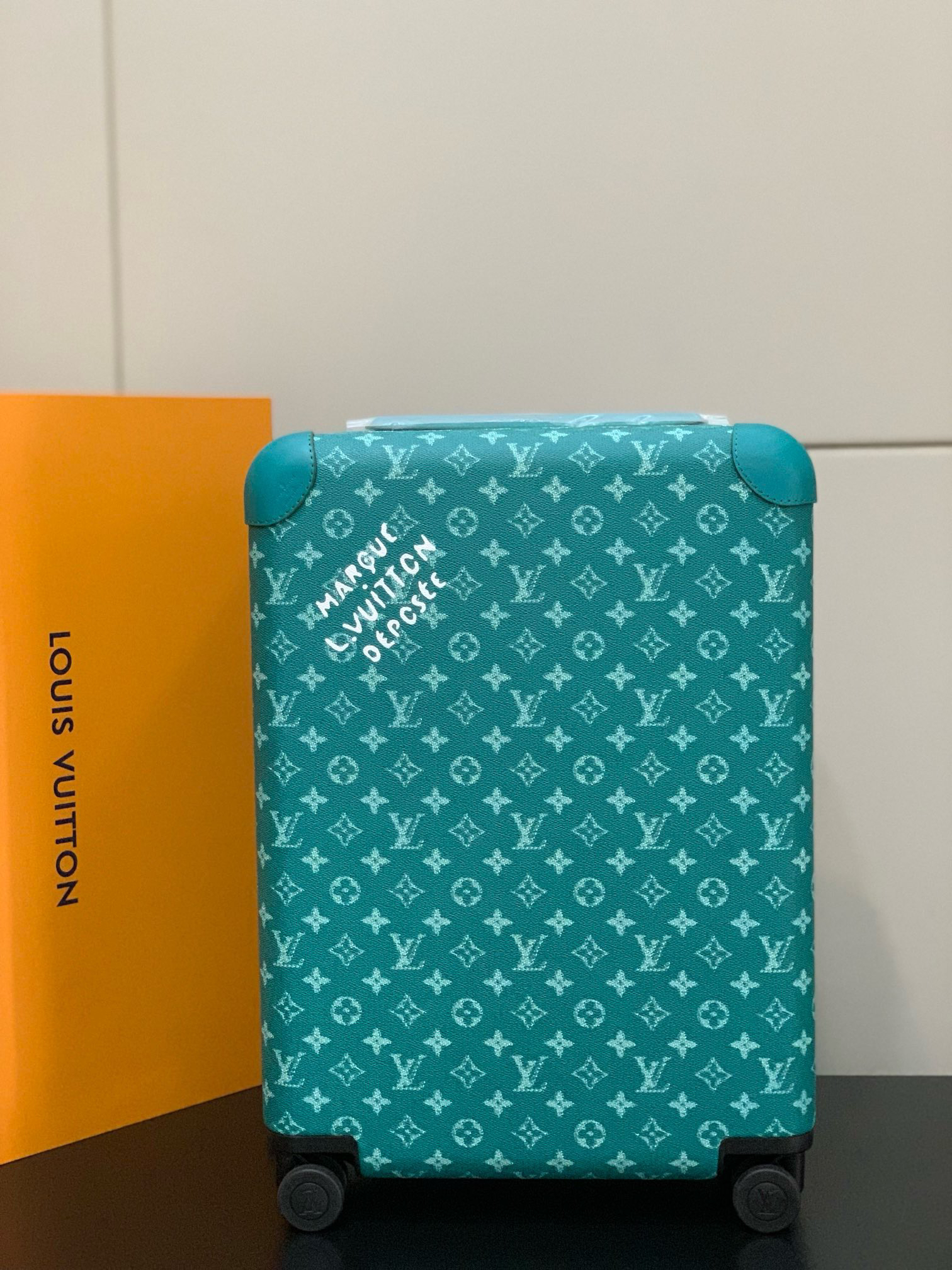 [TOP] Louis Vuitton LV Rolling Luggage Horizon 55 - Green - 711 Luxury