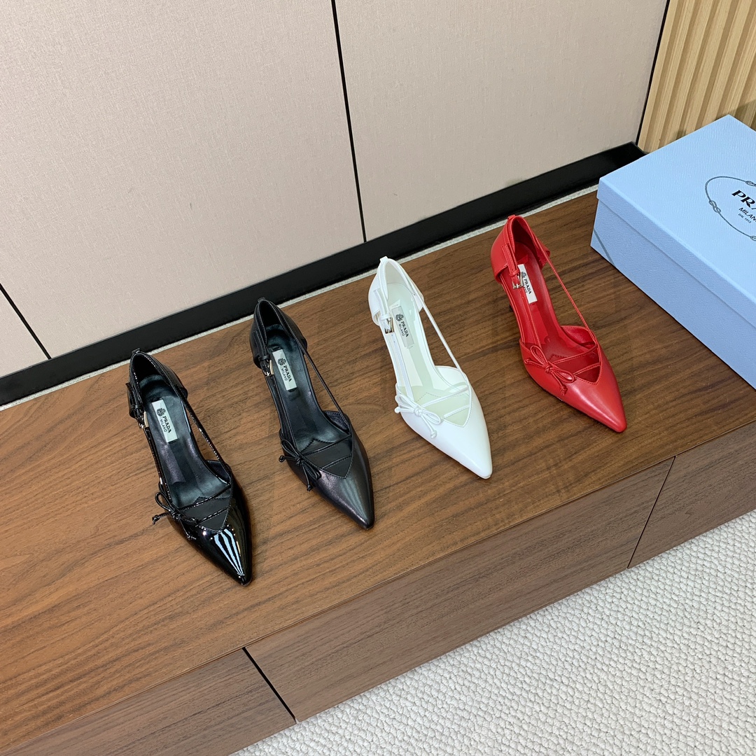[TOP] PRADA 7.5cm High Heel Pumps - 4 Color