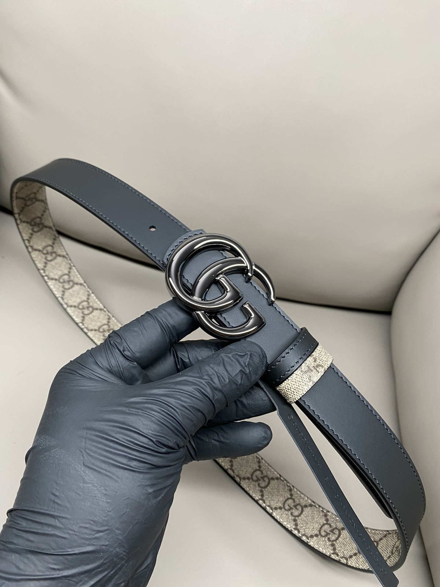 [TOP] GUCCI Belt 3 cm - Black - 711 Luxury