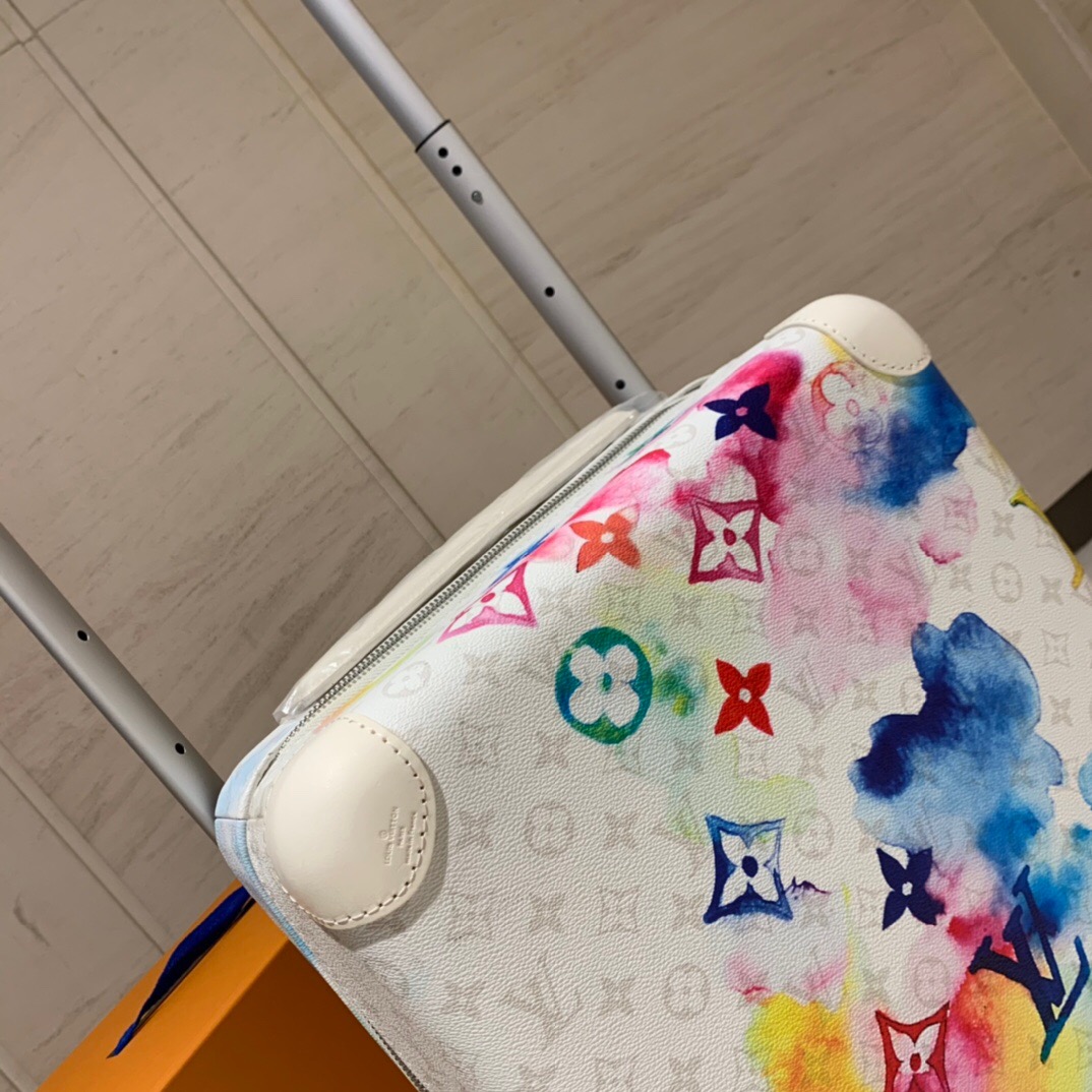 [TOP] Louis Vuitton LV Rolling Luggage  - White - 711 Luxury