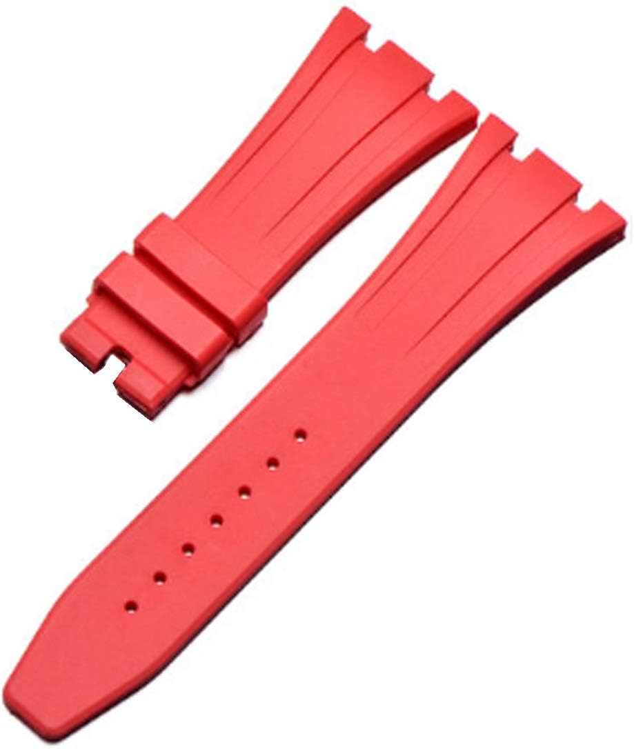 28mm Rubber Watch Strap Band With Buckle Clasp For Audemars Piguet Royal Oak Offshore 15703 AP100
