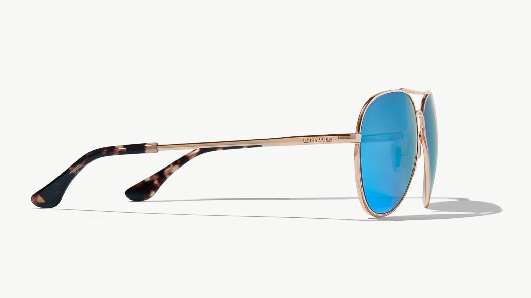 Soldao - Rose Gold | Trevally Blue Mirror Glass