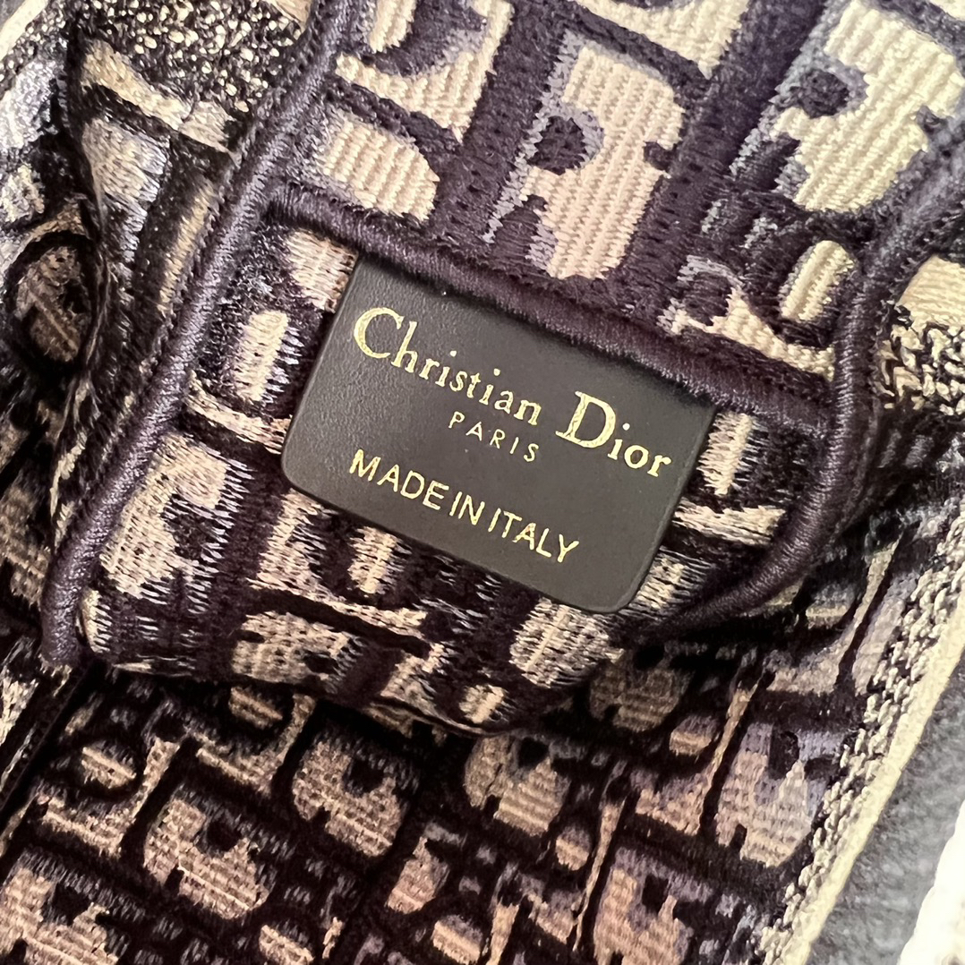 [TOP] Christian Dior Camp Bag Oblique 23x15x8cm - Navy Blue