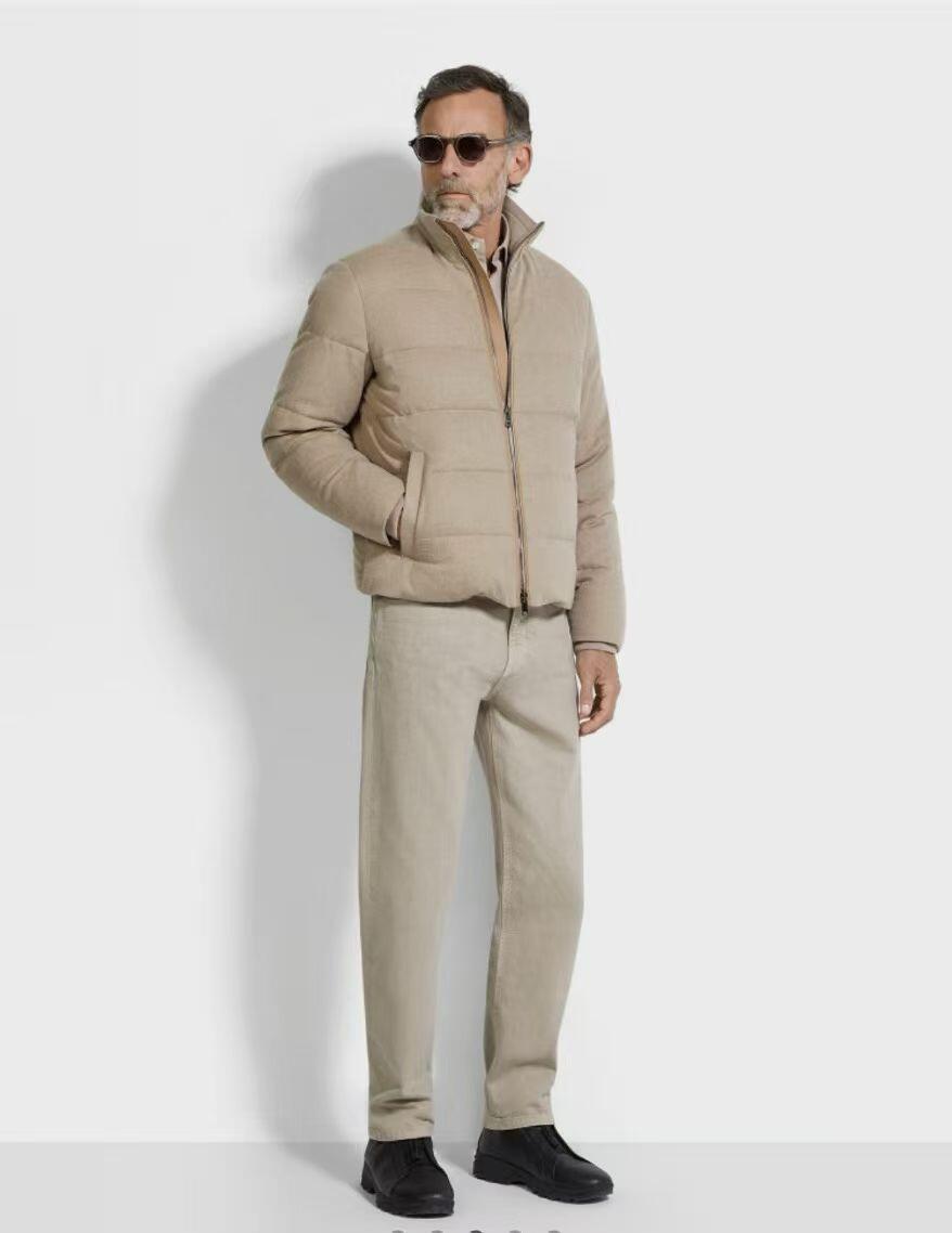 Designer Clothing Zegna Quilted Cashmere Jacket #378556 View 2 | Nigo Office
