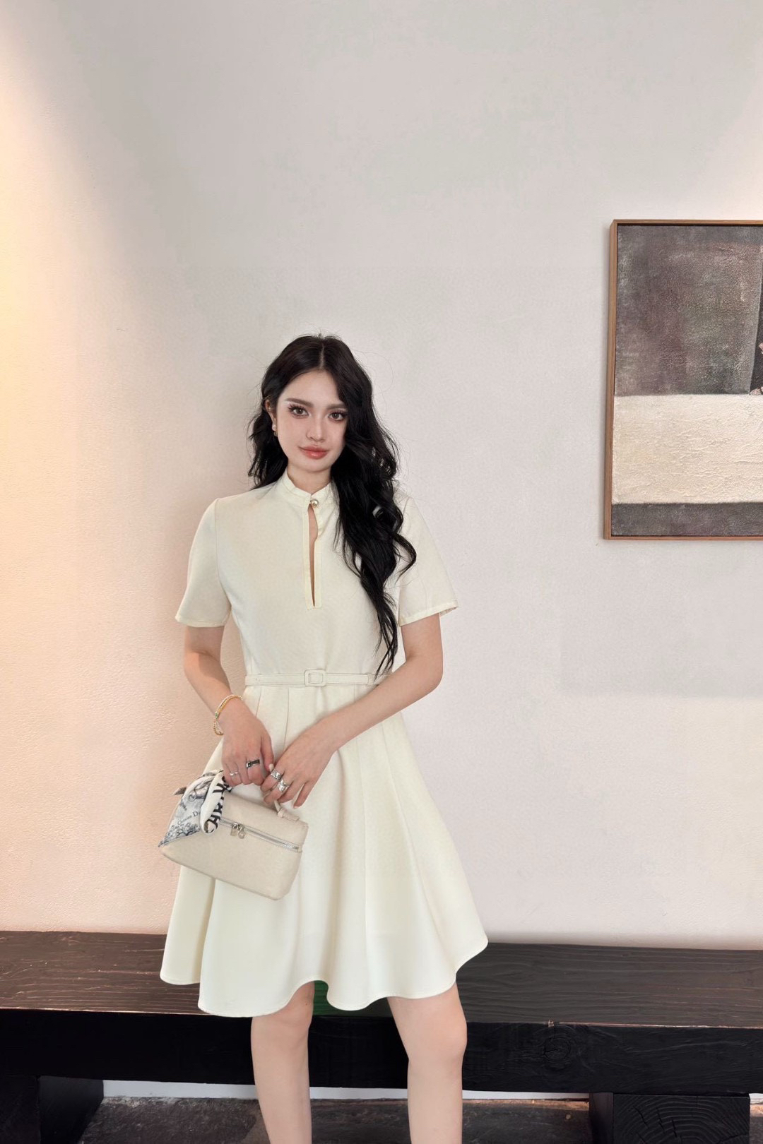 [TOP] Christian Dior  Dress -White