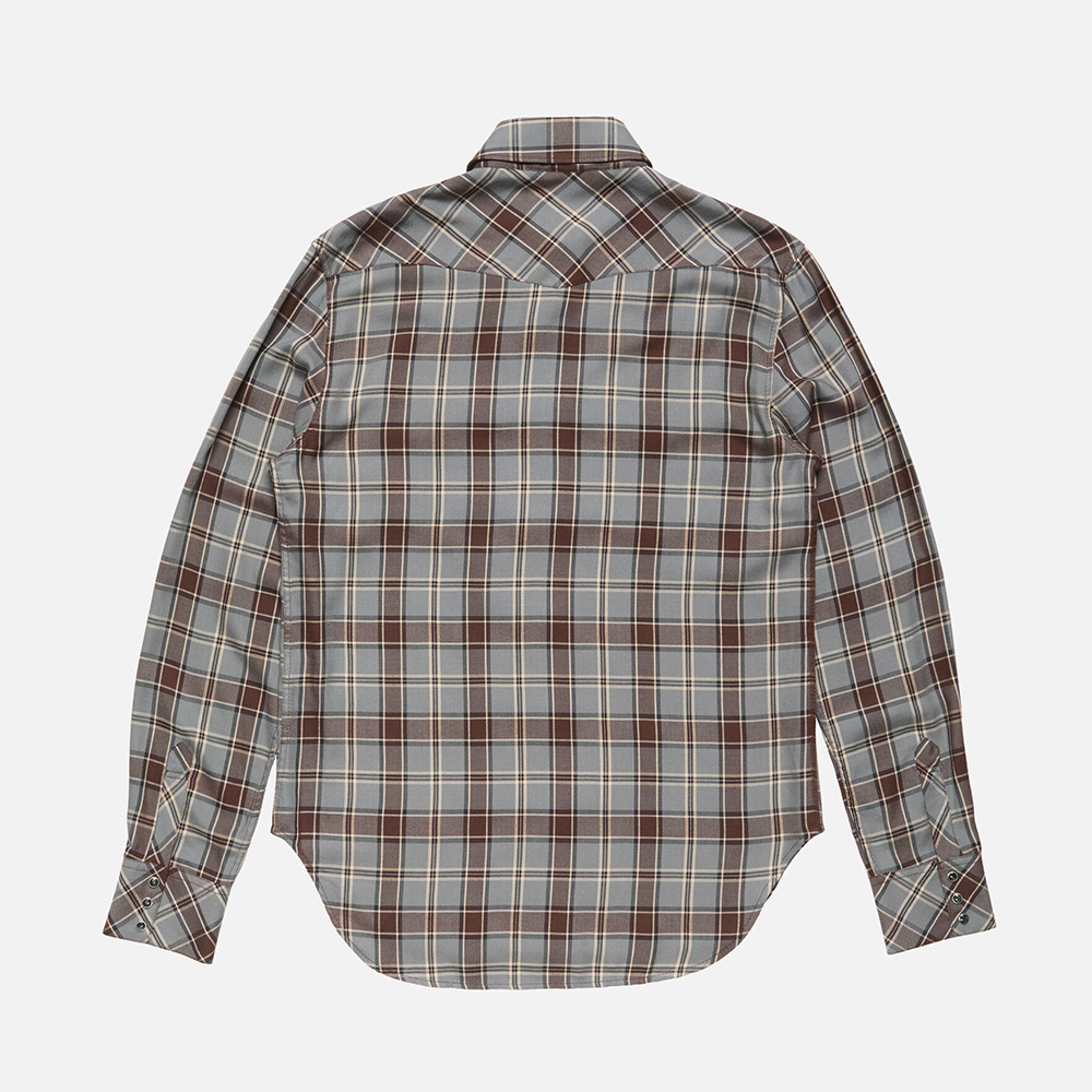 Acne Studios grey Clothing Acne Studios Flannel check button-up shirt Multi grey #378419 View 2 | Nigo Office
