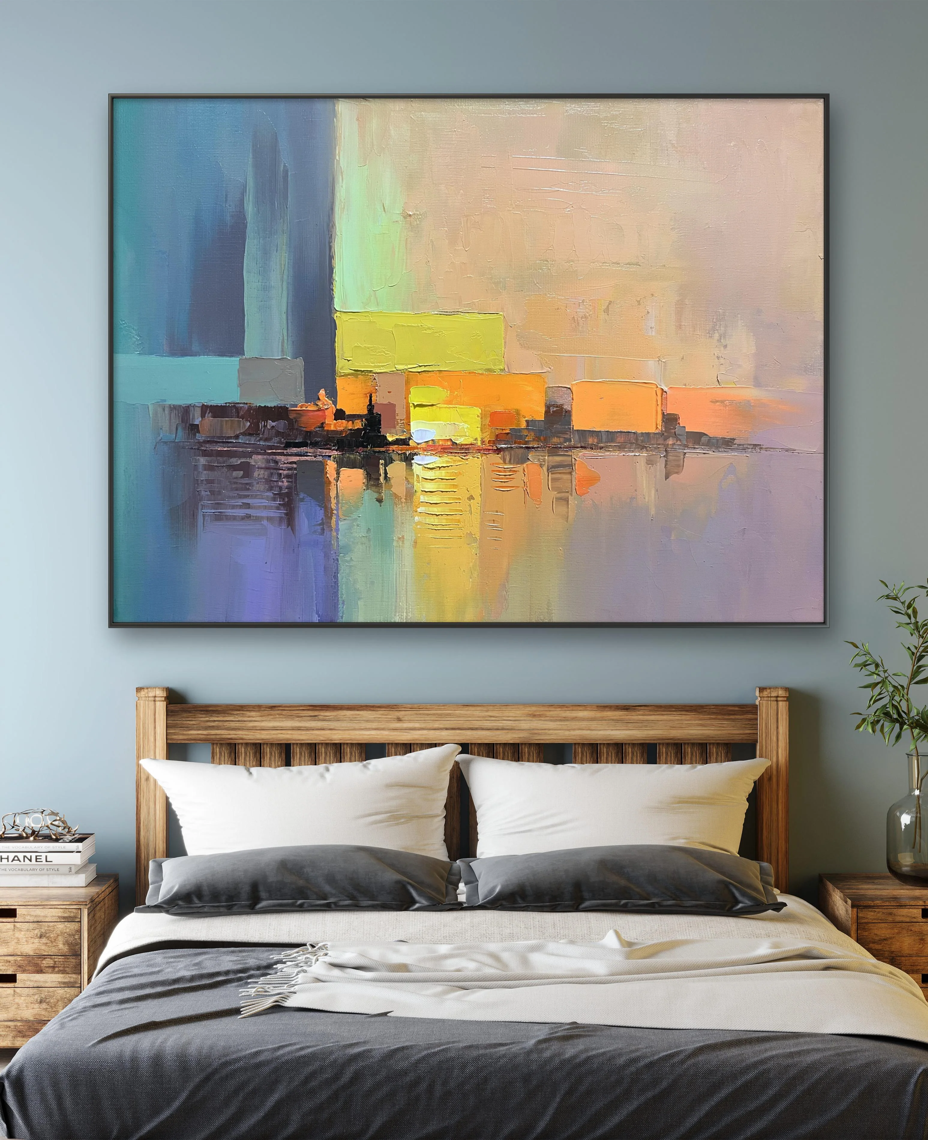 Ocean Rhythm - Abstract Oil Painting