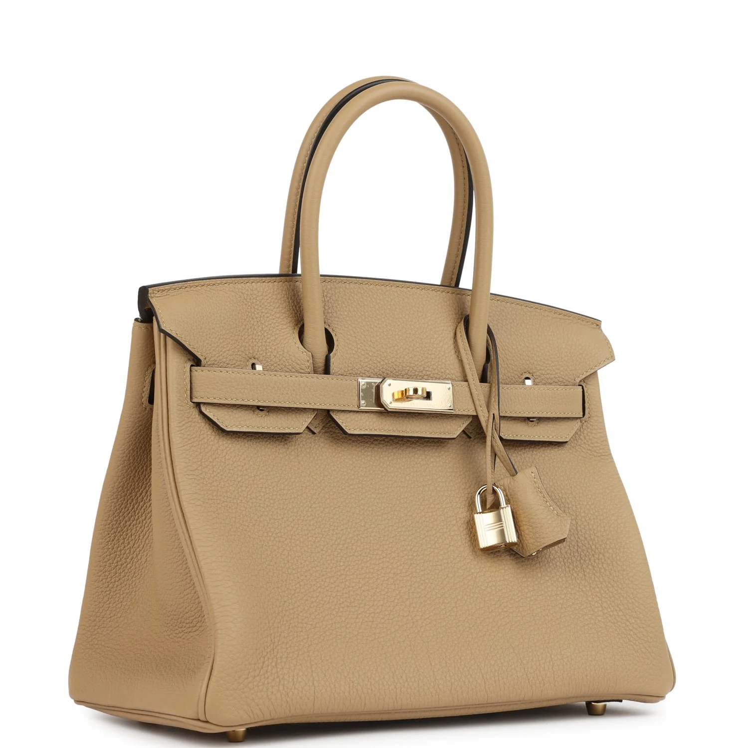 Hermes BirkinPoussiere Togo Permabrass Hardware