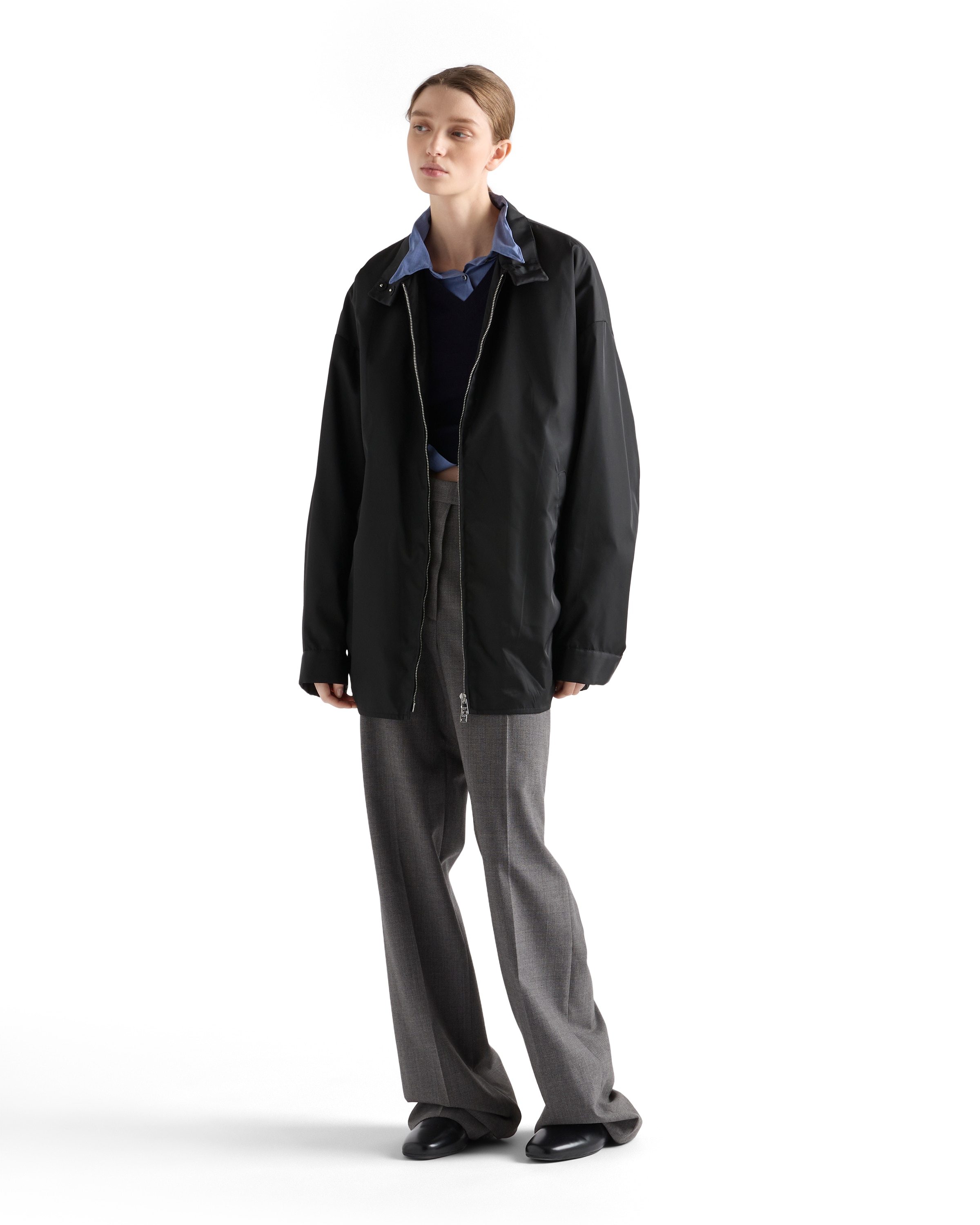 Prada Clothing Prada Re-Nylon Blouson Jacket #396292 View 2 | Nigo Office