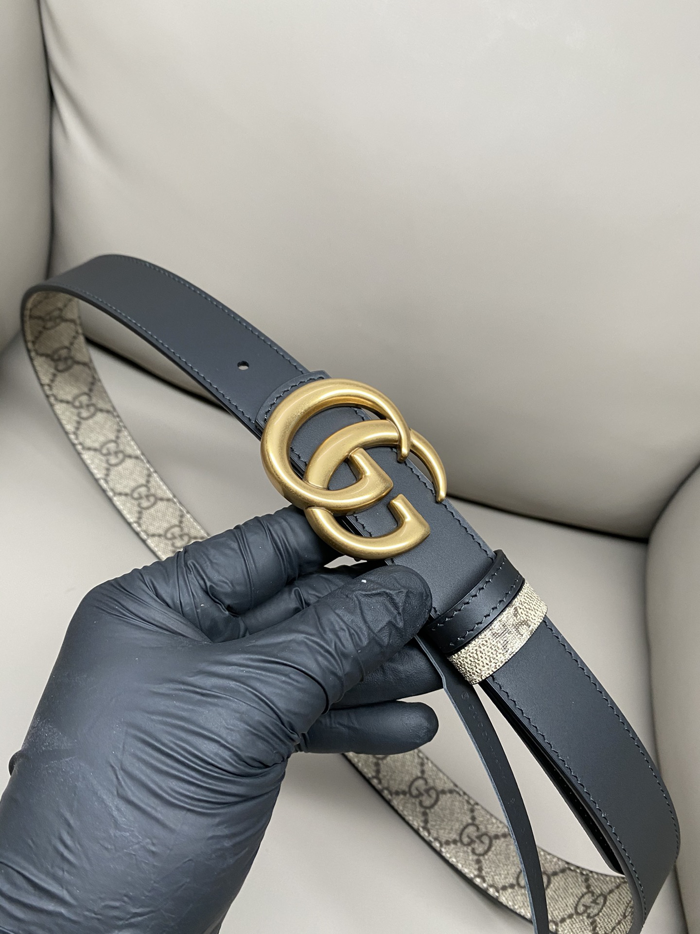 [TOP] GUCCI Belt 3 cm - Black - 711 Luxury