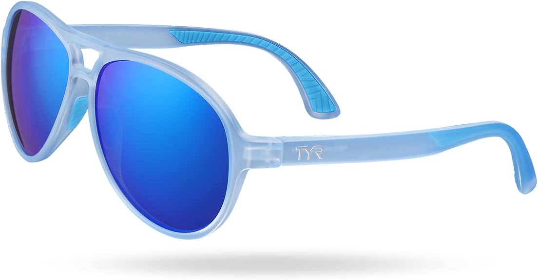 TYR Unisex Newland Aviator HTS Polarized Sunglasses