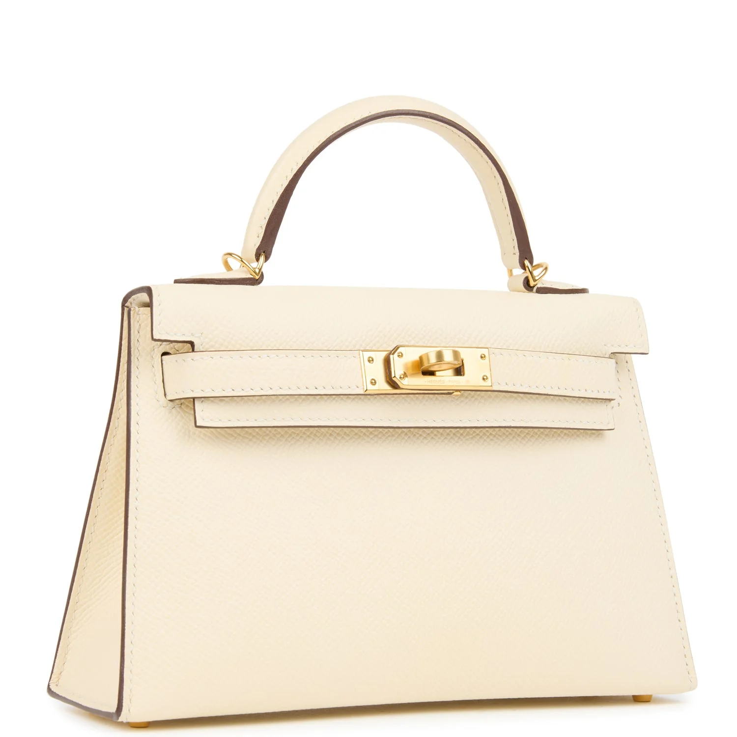 Hermes Kelly Sellier  Nata Epsom Gold Hardware