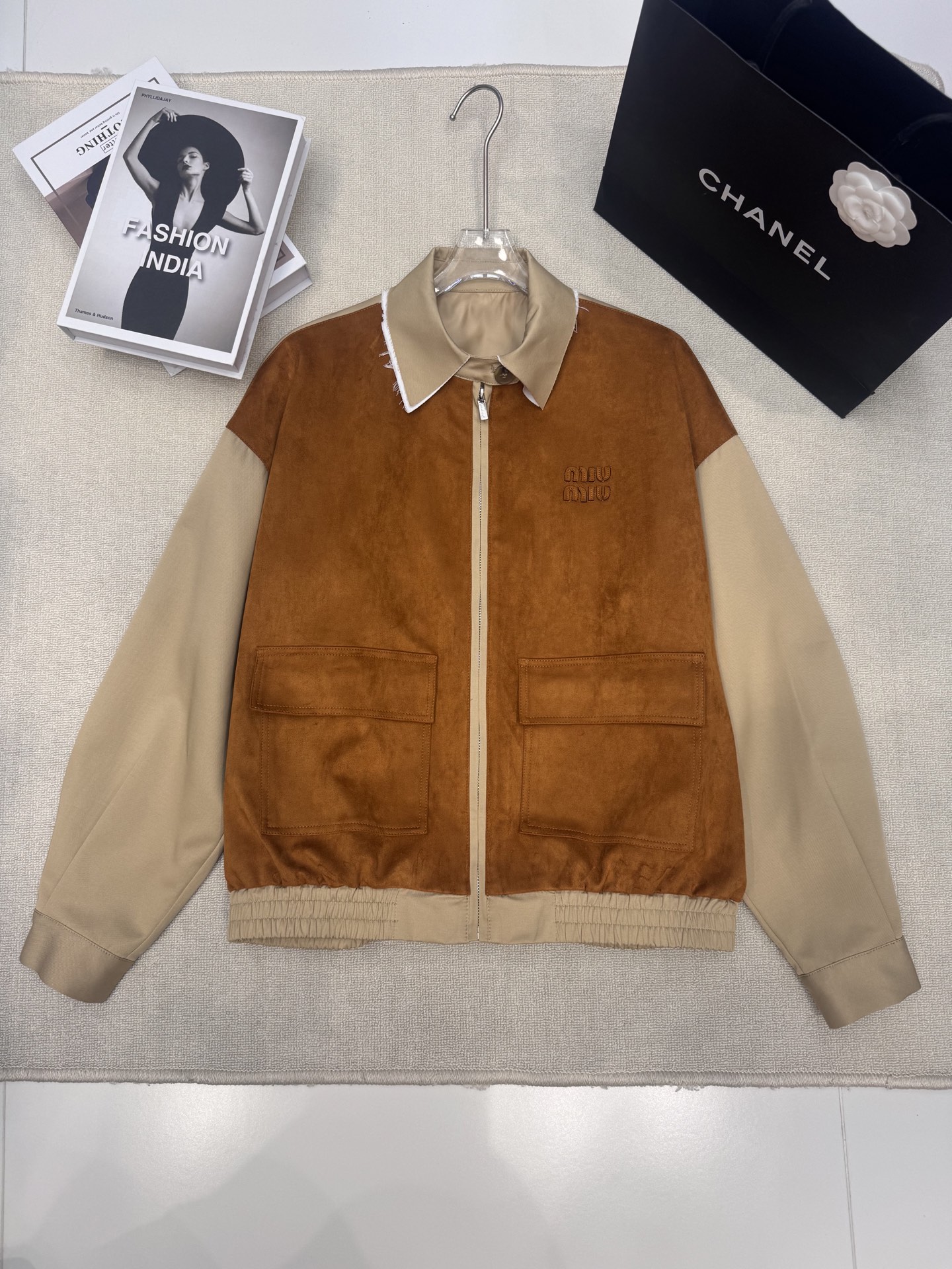 [TOP] Miu Miu Jacket - Brown - 711 Luxury