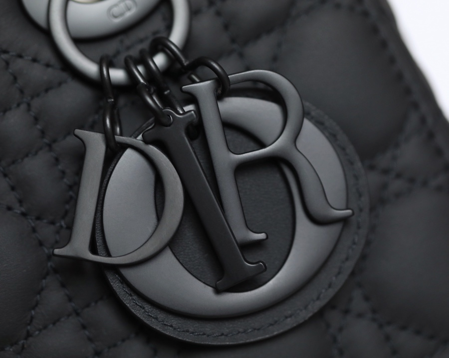 [TOP] Christian Dior Lady Dior Bag 20*16.5*8cm - So black