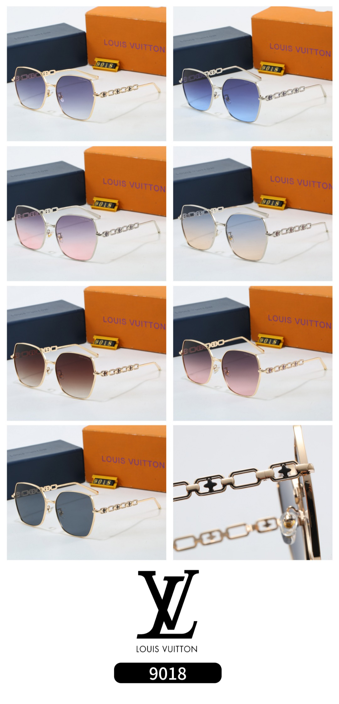 [TOP] Louis Vuitton LV Sunglasses - 7 Colors - 711 Luxury