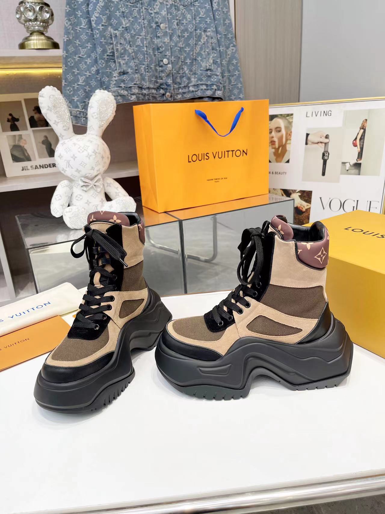 [TOP] Louis Vuitton LV Boots - Brown - 711 Luxury