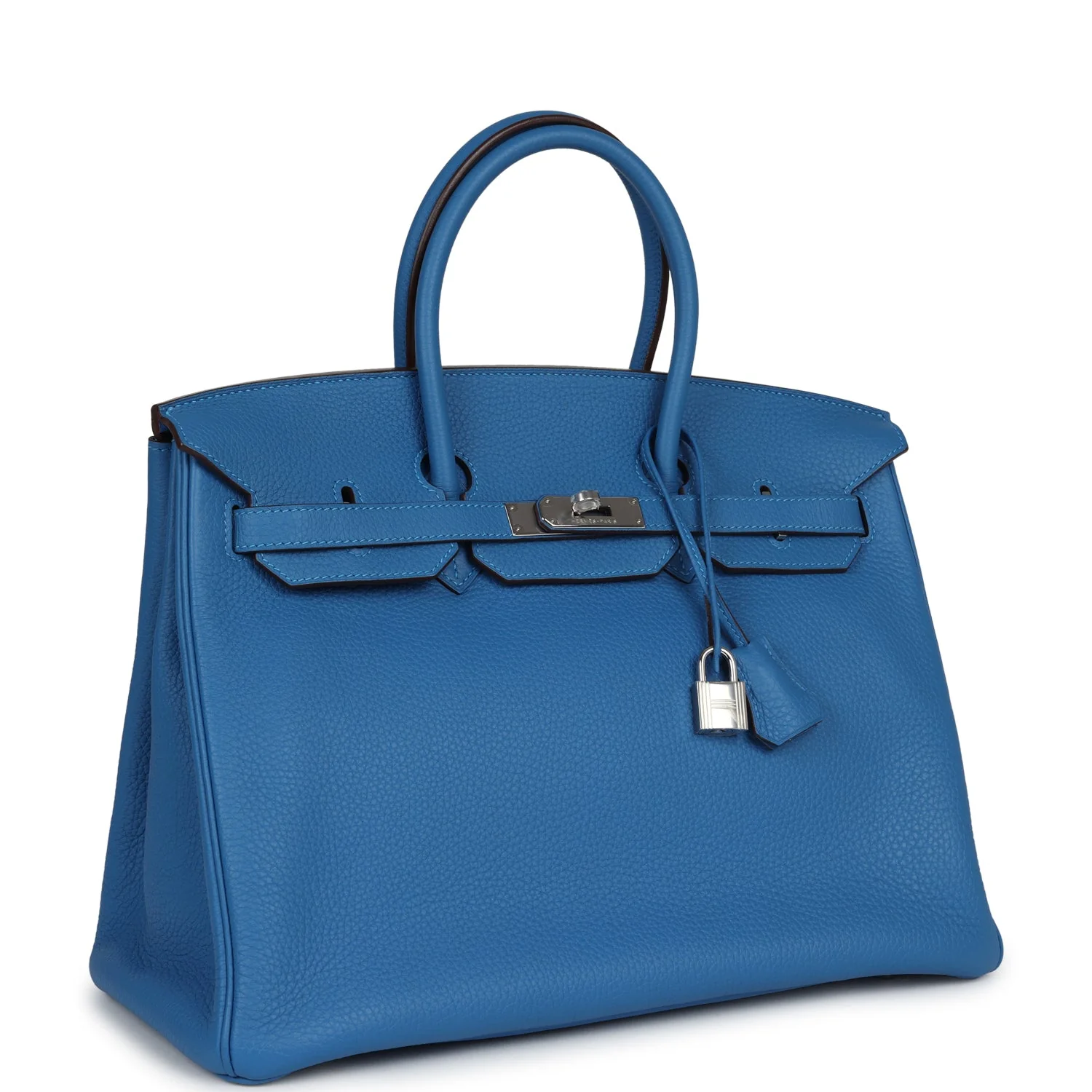 Hermes BirkinMykonos Clemence Palladium Hardware