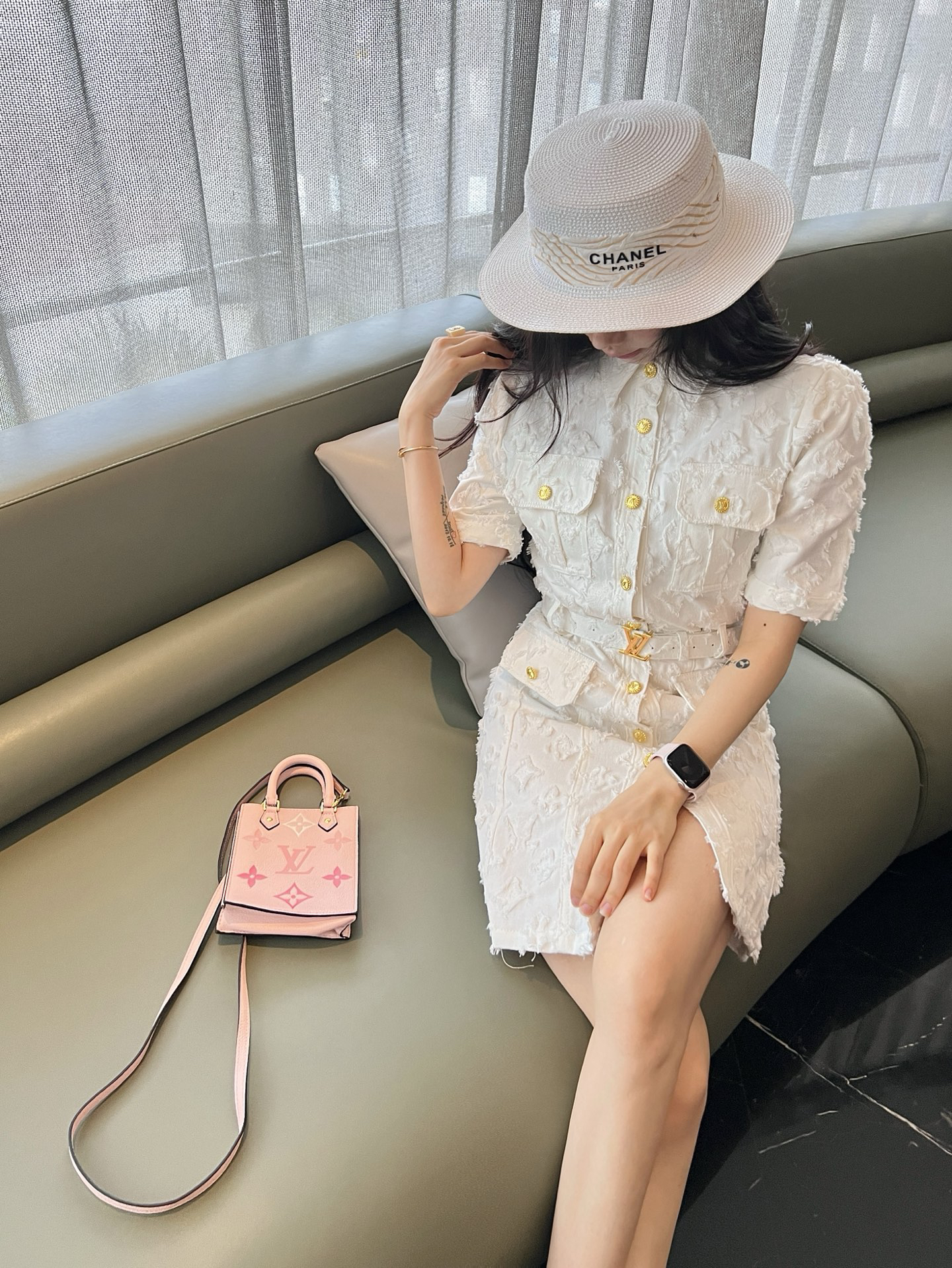[TOP] Louis Vuitton LV  Dress - White