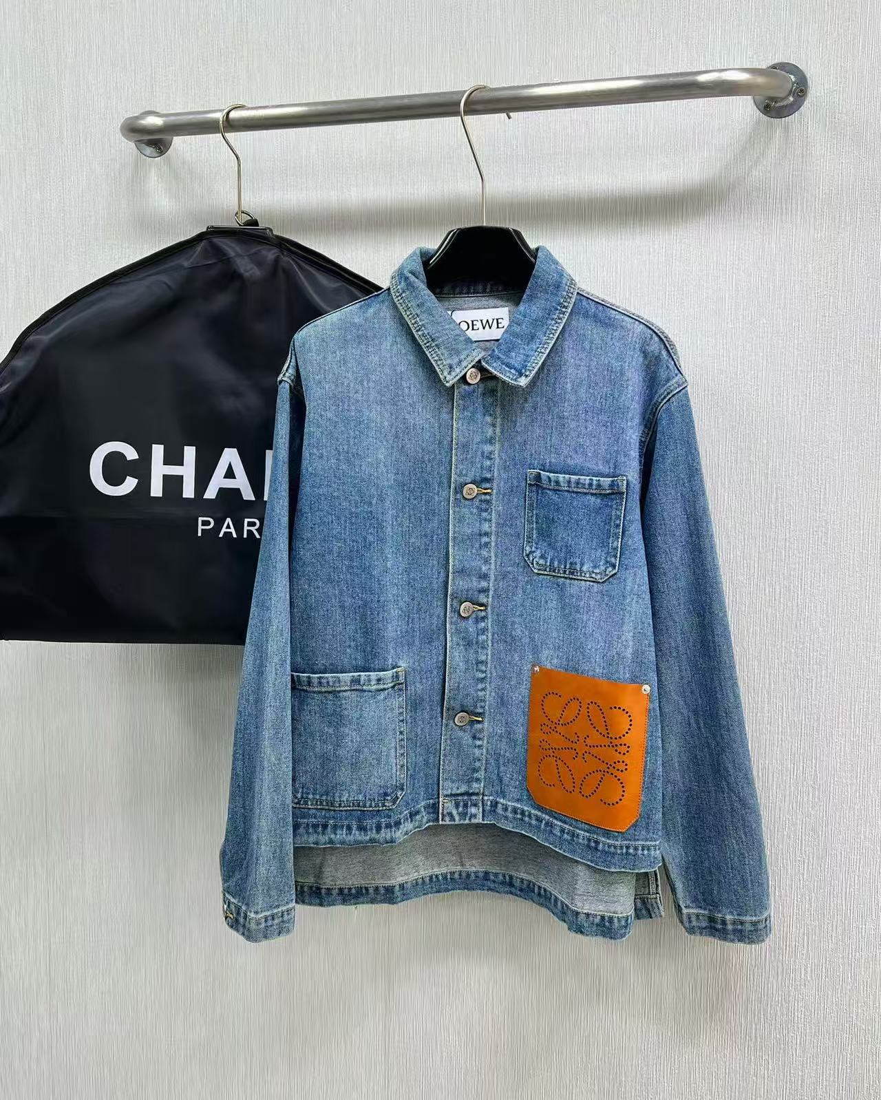 [TOP] LOEWE Denim Jacket - Blue - 711 Luxury
