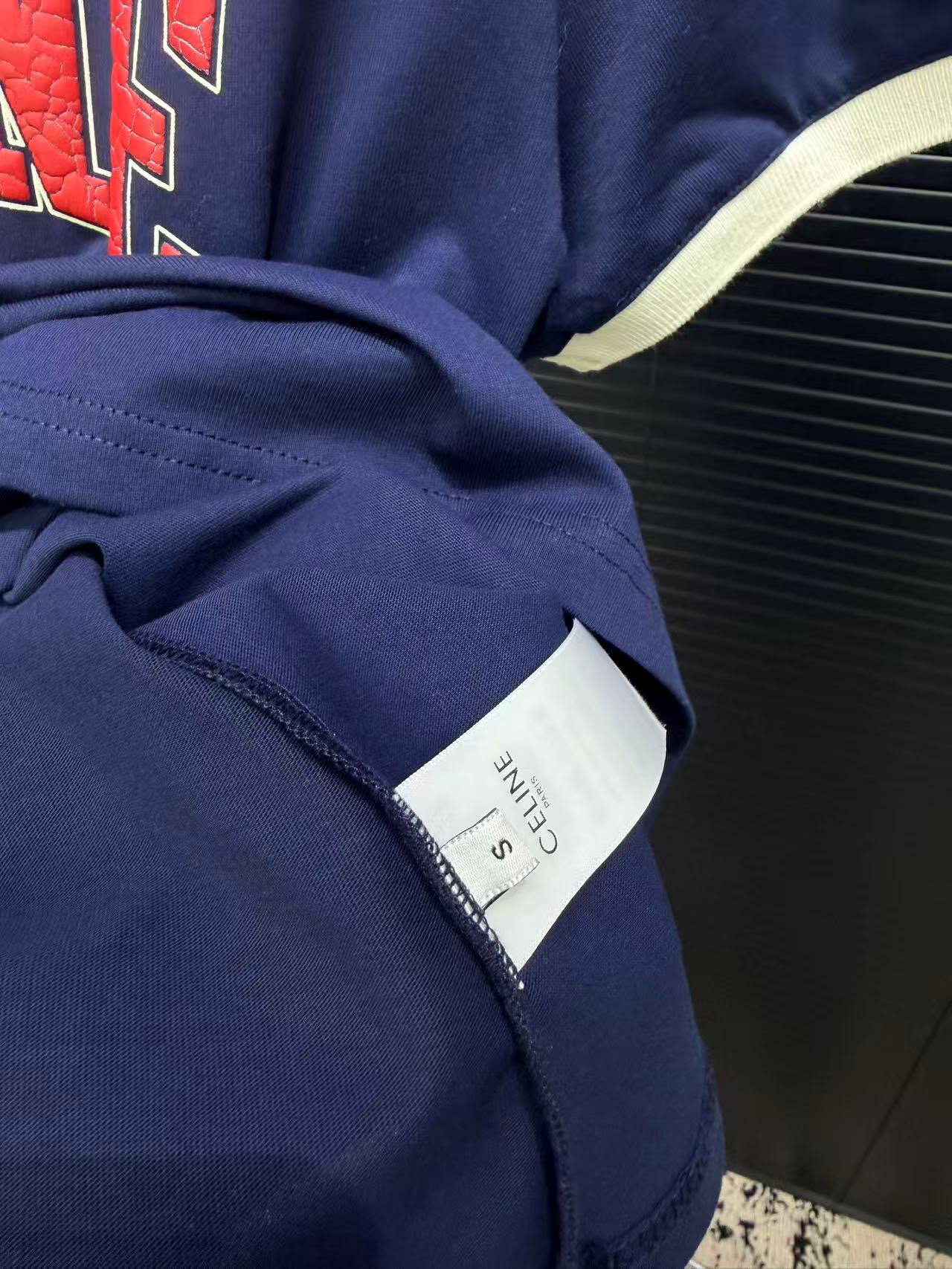 [TOP] CELINE Short-Sleeve T-Shirt - Blue