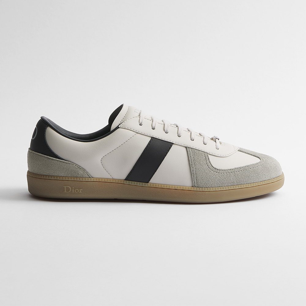 Dior black Shoes DIOR B01 Matchpoint Sneaker Black and White Smooth Calfskin with Gray Suede Calfskin #386986 View 2 | Nigo O