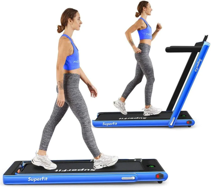 2-in-1 Folding Treadmill with Bluetooth Speaker