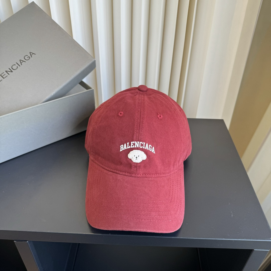 [TOP] BALENCIAGA Hat - Red - 711 Luxury