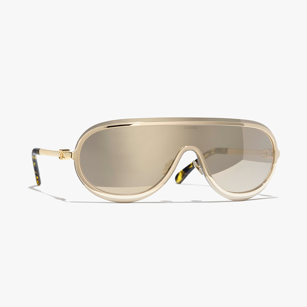 Chanel Sunglasses Shield Sunglasses Metal #385024