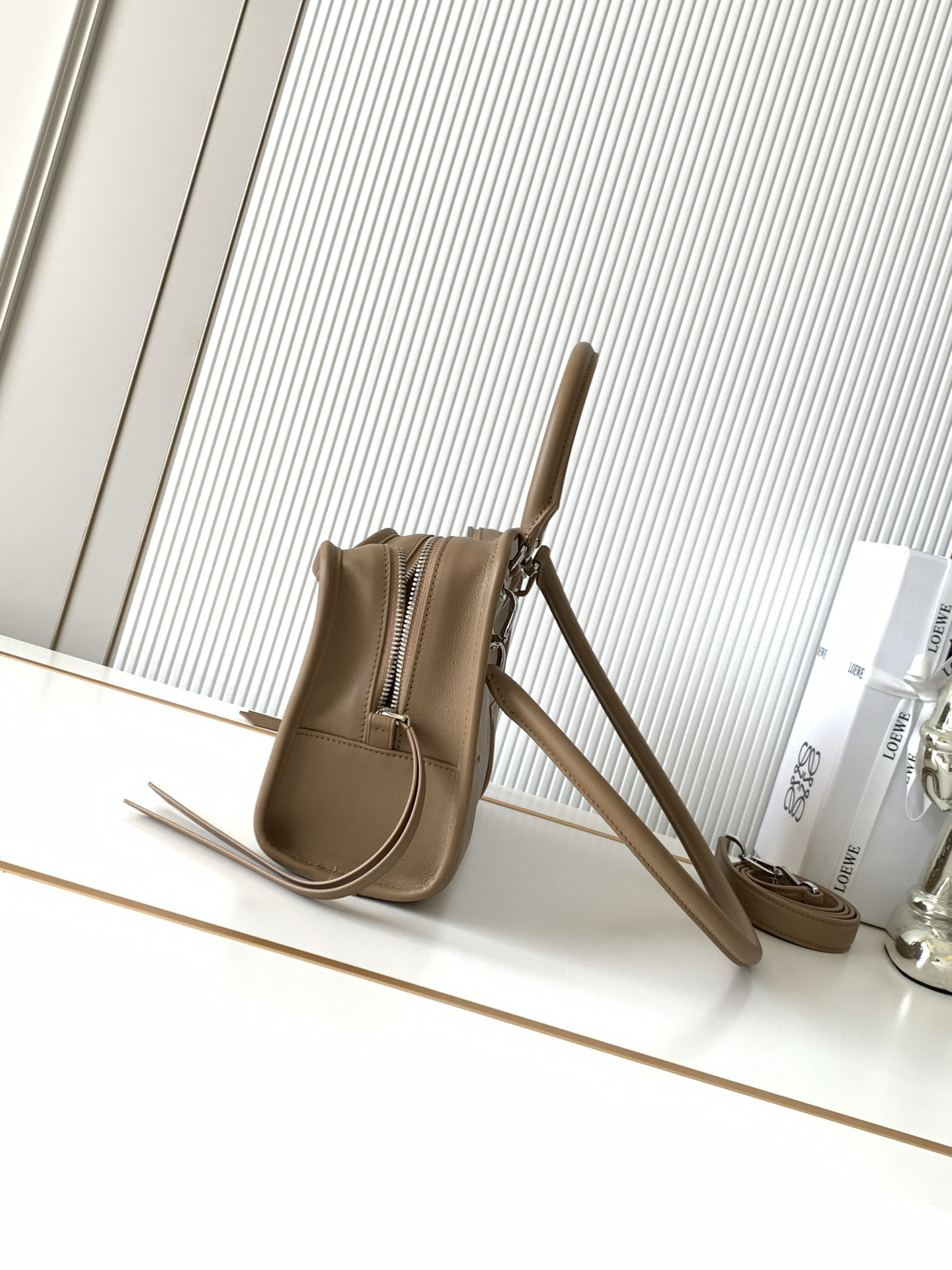 [TOP] LOEWE Amazona 180 Bag 24.5*18.5*10 CM - Mocha - 711 Luxury