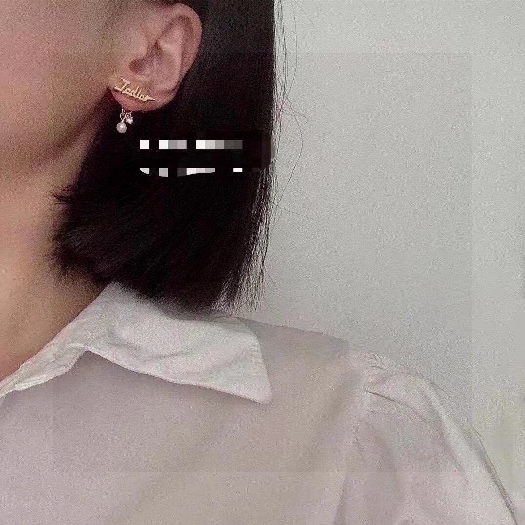 [TOP] Christian Dior Earrings -  Gold - 711 Luxury