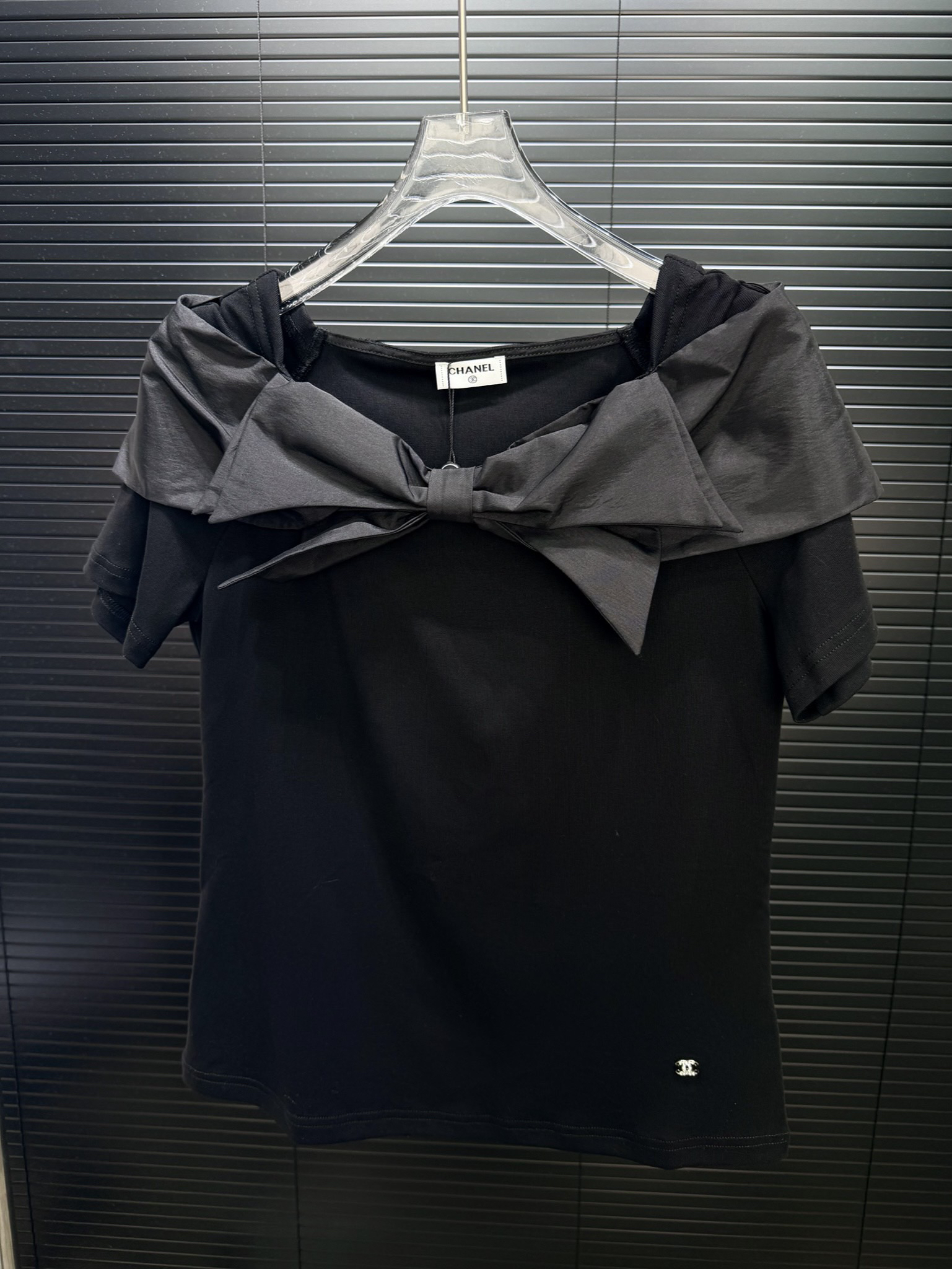 [TOP] CHANEL Short-sleeved Top - Black