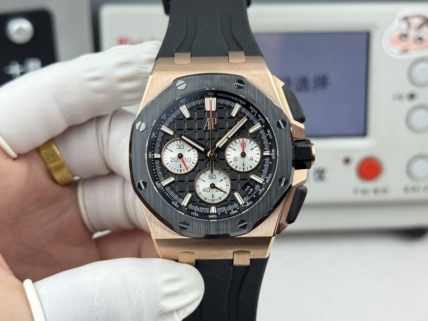 [TOP] Audemars Piguet Men's Watch 43mm - Black - 711 Luxury