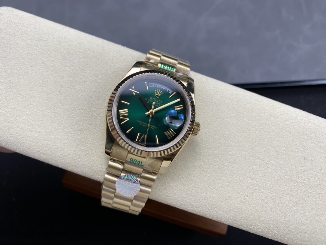 [TOP] ROLEX Watch 36 mm - Green