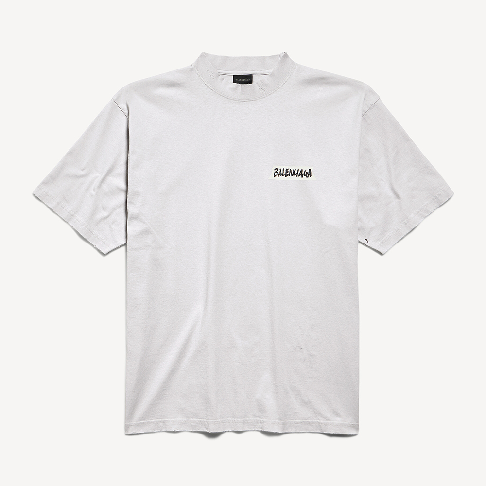 Balenciaga Clothing Balenciaga Masking Tape T-shirt Medium Fit View 2 | Nigo Office
