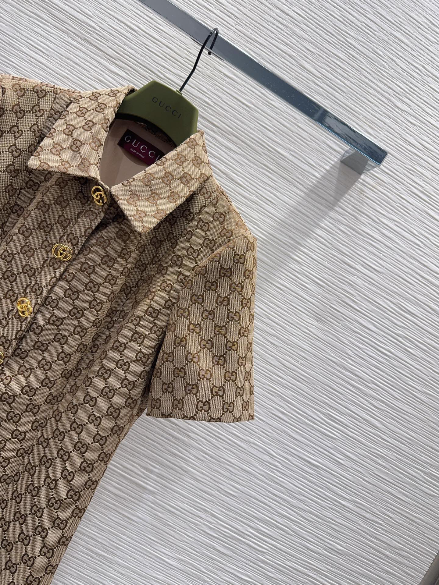 [TOP] GUCCI Jacquard Dress -Brown