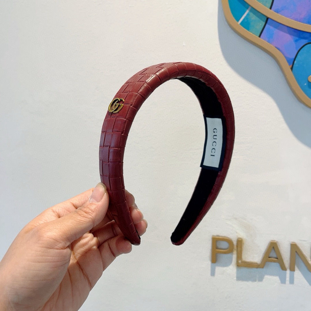 [TOP] GUCCI Classic Hairband - 2 Colors - 711 Luxury