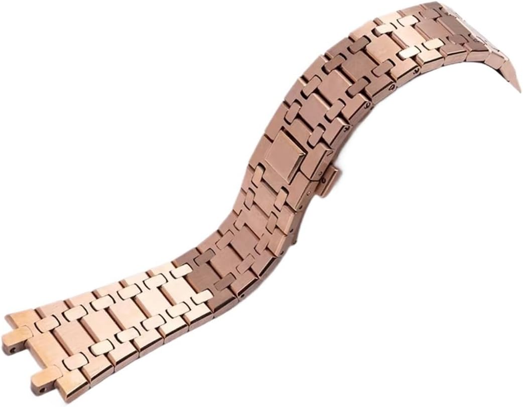 conpocen Stainless Steel Watch Straps For Audemars Piguet Royal Oak Series 15703 26470, 15400 15500 26MM Bracelet For AP