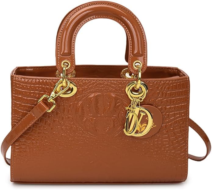 The light luxury retro style crocodile patterned handbag belongs to the elegant and exquisite style of women's bags